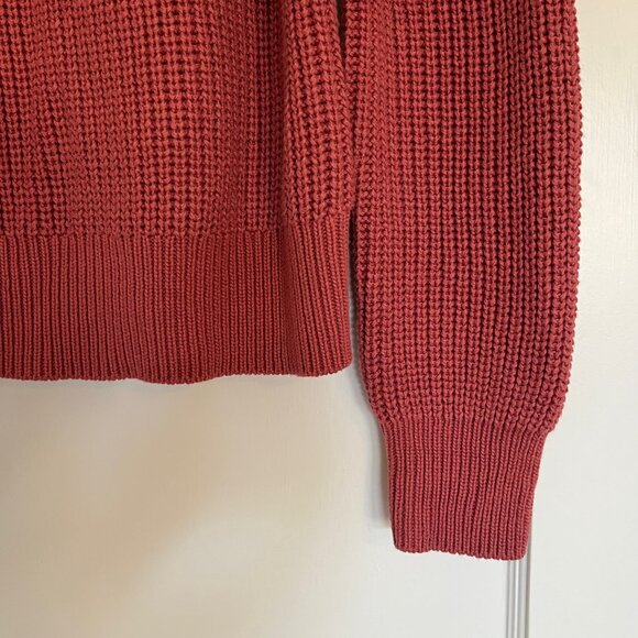 Evereve Chunky Fisherman Crewneck Sweater | Size XS - Picture 3 of 7